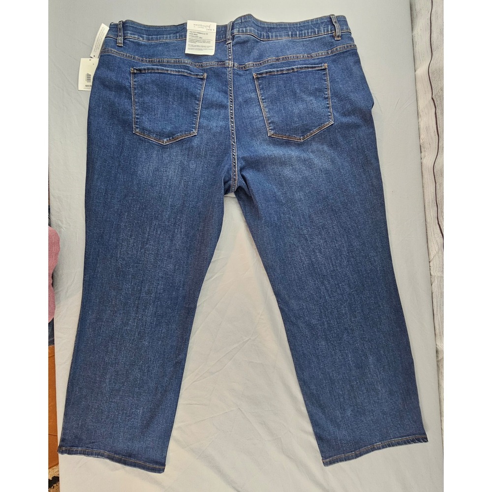 Westbound Woman the Fit Formula fit Straight Leg Jeans Size 24W Short NWT L306